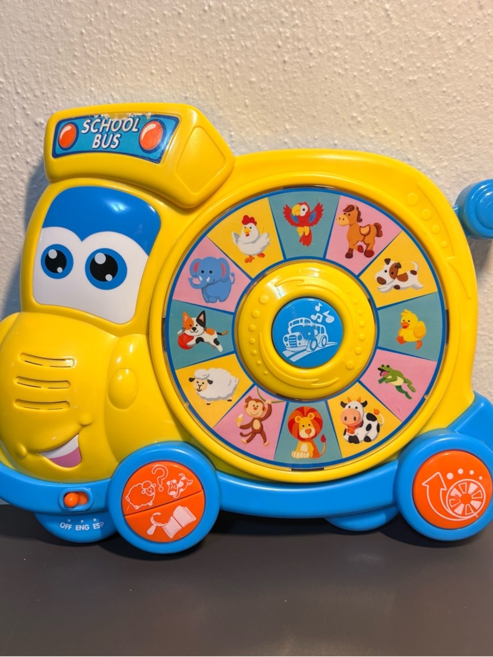 Fisher-Price Spin N Learn musical and talking School‎ Bus Toy